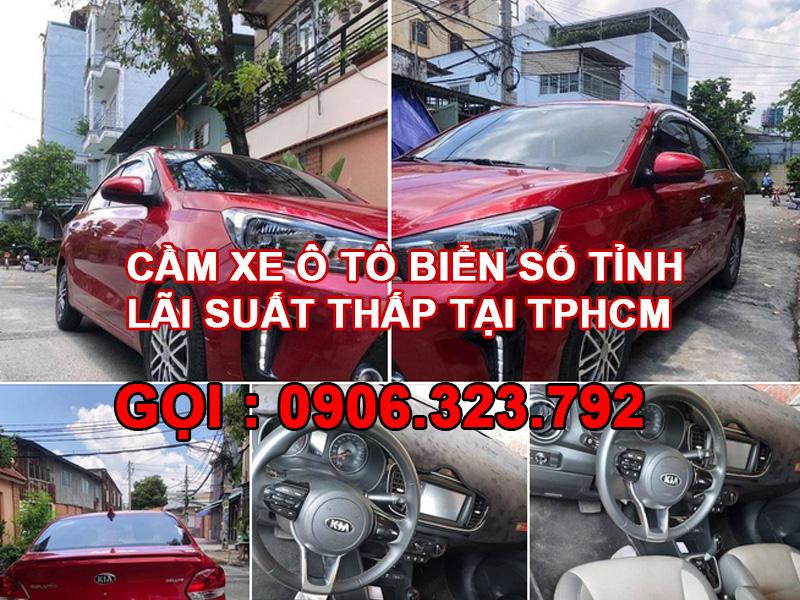 cầm ô tô biển số tỉnh