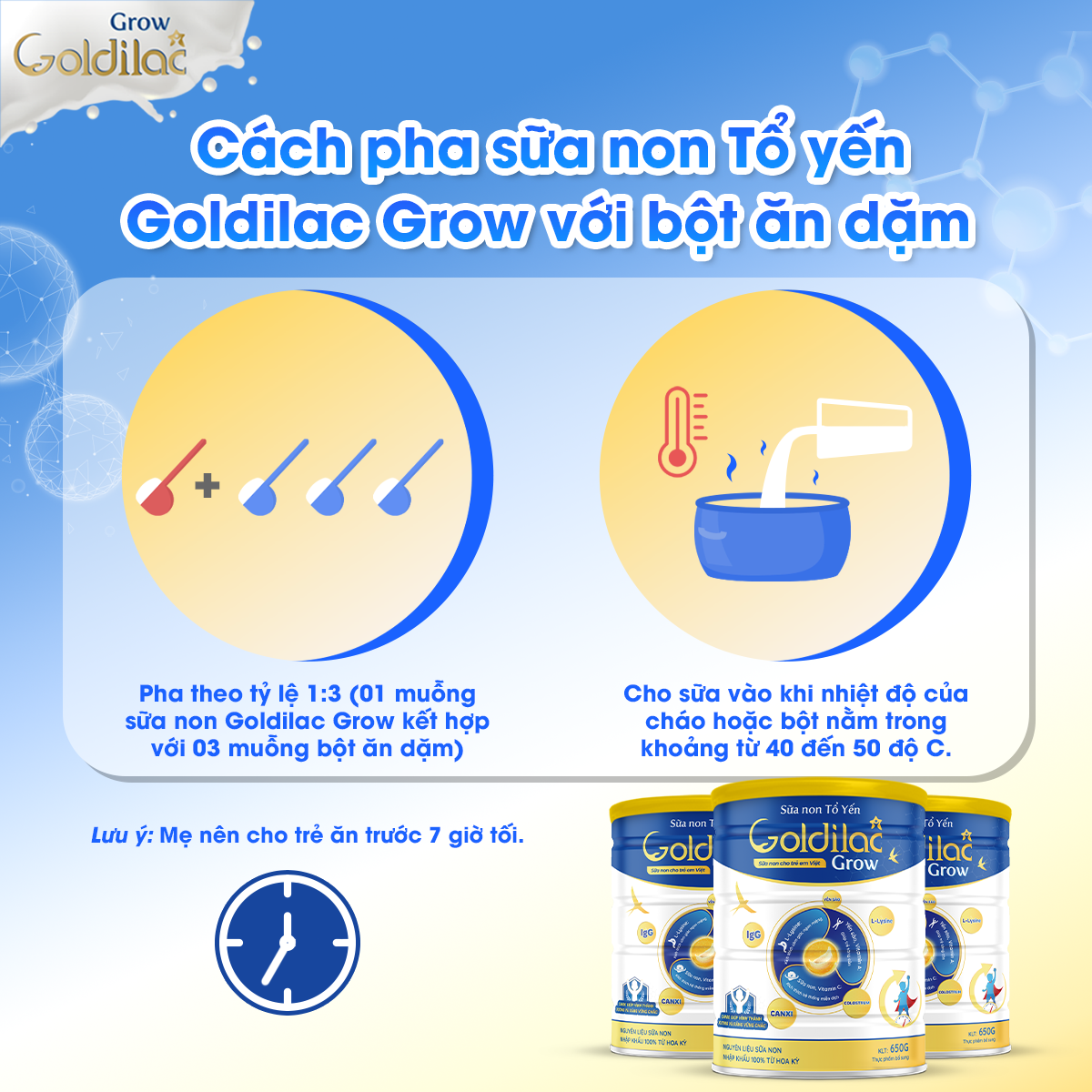[VẠCH TRẦN] Sữa non tổ yến Goldilac Grow có tốt không? 5