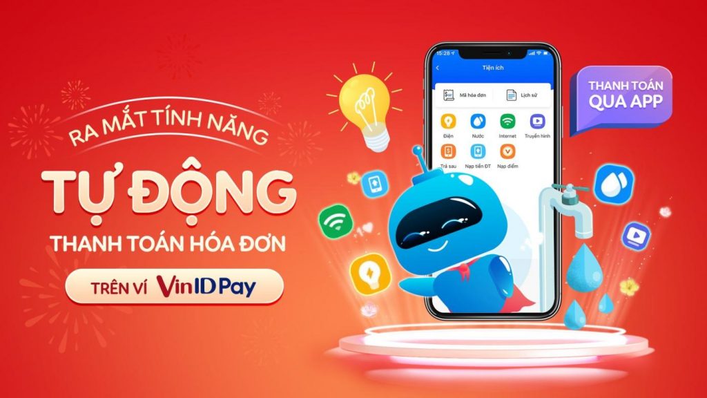 Làm thế nào để tự động thanh toán hóa đơn điện, nước trên app VinID?